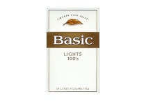 Basic硬柔顺醇厚,淡味美版100S香烟在线购买网站当前最新价格是多少