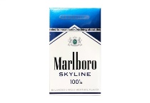 万宝路硬蓝薄荷天际线100S美版多少钱一包，万宝路硬蓝薄荷天际线100S美版香烟当前价格大全明细