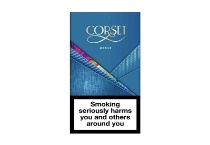 CORSET蓝色细支欧盟版多少钱一包，CORSET蓝色细支欧盟版价格表图大全